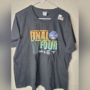 Women's 2025 NCAA Women's  Final Four Tampa Bay T Shirt Size 2XL New